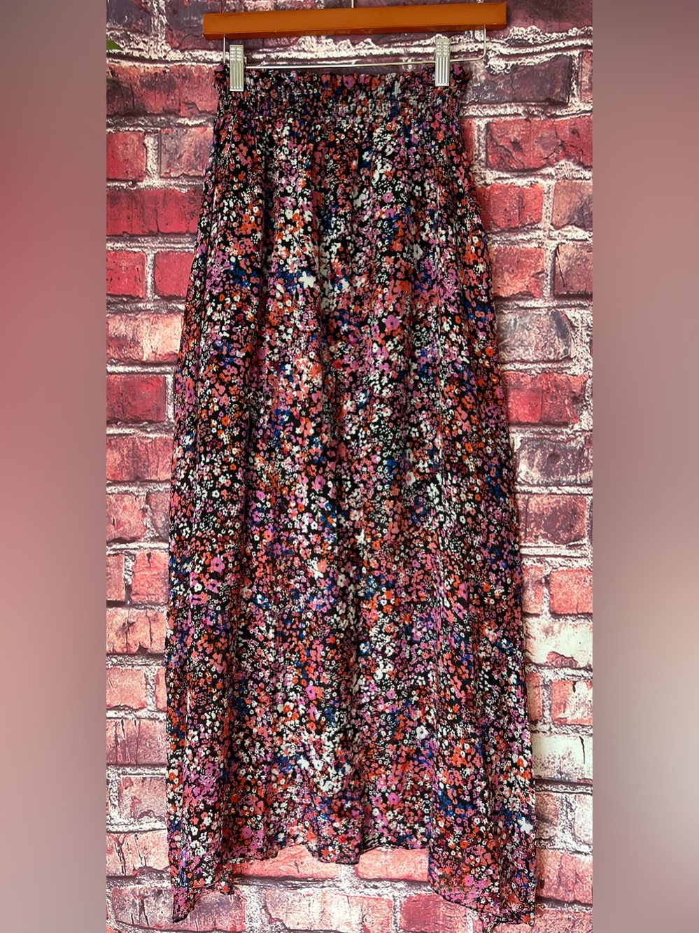 Maje Jehane Floral Silk Maxi Skirt - Picture 6 of 7